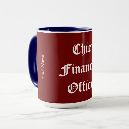"Chief Financial Officer" Mok (Voorkant links)