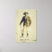 Chief Geronimo Standing Portrait 1904 Canvas Afdruk (Voorkant)