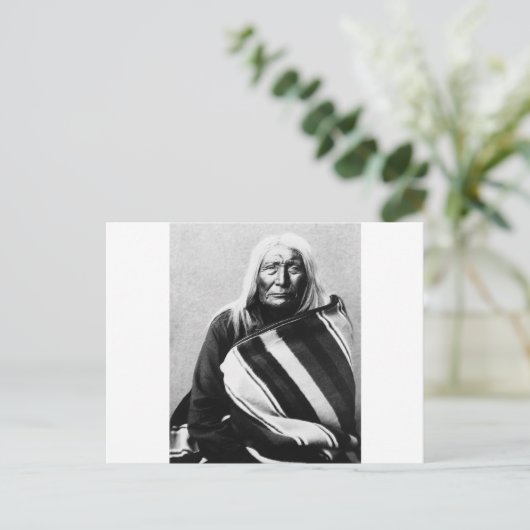 Chief Husis-Moxmox, 1900 Briefkaart (Staand voorkant)