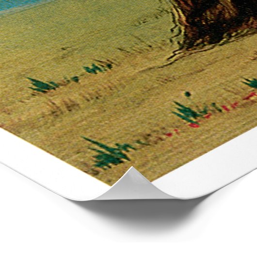 Chief Indian Warrior  Art Print Poster (Hoek)