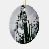Chief Joseph (1840-1904) c.1880 (foto) Keramisch Ornament (Rechts)