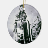 Chief Joseph (1840-1904) c.1880 (foto) Keramisch Ornament (Links)