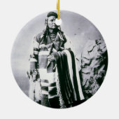 Chief Joseph (1840-1904) c.1880 (foto) Keramisch Ornament (Achterkant)
