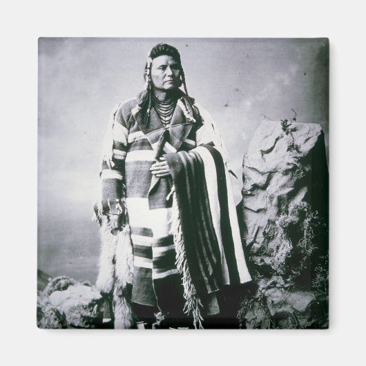 Chief Joseph (1840-1904) c.1880 (foto) Magneet (Voorkant)