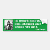 Chief Joseph Bumpersticker (Voorkant)