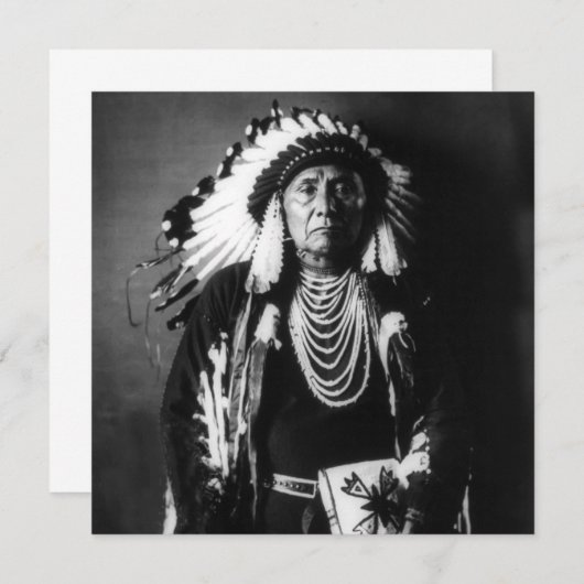 Chief Joseph Kaart (Voorkant / Achterkant)