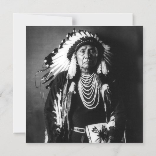 Chief Joseph Magnetische Uitnodiging (Voorkant)