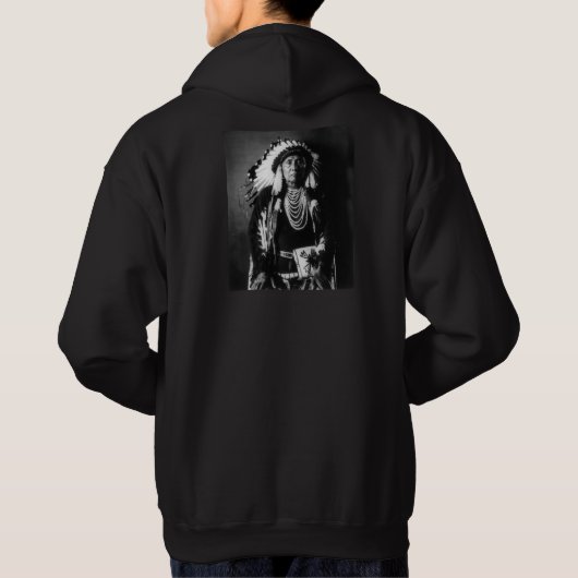 Chief Joseph  Native American Indian Hoodie (Achterkant)