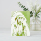 Chief Joseph Native American Leader Briefkaart (Staand voorkant)