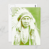 Chief Joseph Native American Leader Briefkaart (Voorkant / Achterkant)
