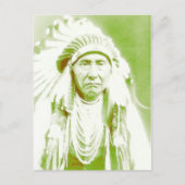 Chief Joseph Native American Leader Briefkaart (Voorkant)