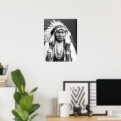  Chief Joseph Native American Poster (Thuiskantoor)