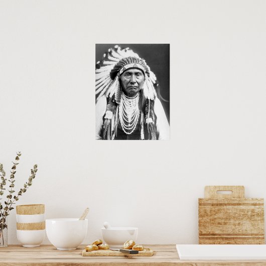  Chief Joseph Native American Poster (Keuken)