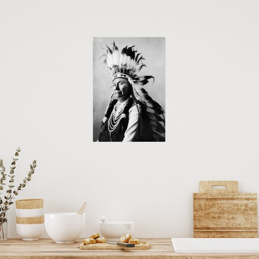  Chief Joseph Native American Poster (Keuken)
