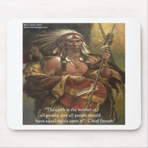 Chief Joseph & Natuur Citaat Cadeaus T-shirts & Ka Muismat