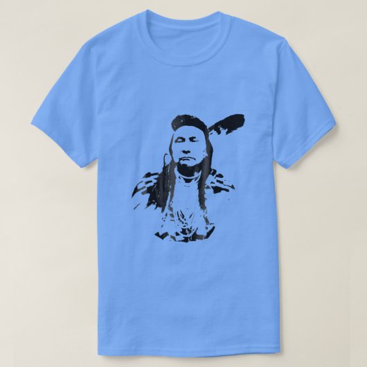 Chief Joseph Nez Perce Native American Indian Hist T-shirt (Design voorkant)