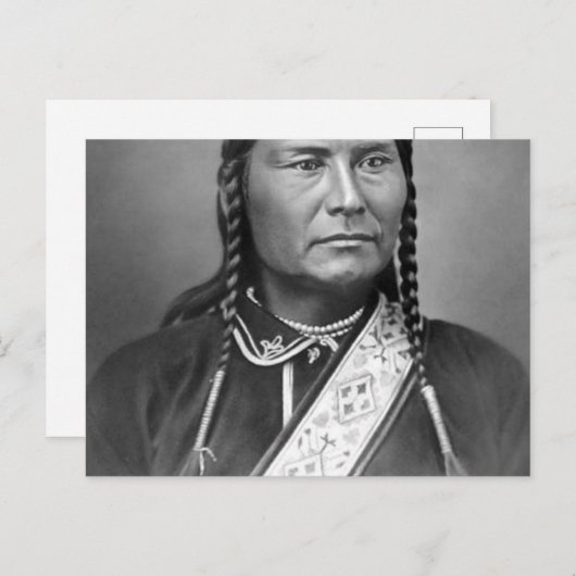 Chief Joseph Portrait 1880 Briefkaart (Voorkant / Achterkant)