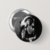 Chief Joseph Ronde Button 5,7 Cm (Voorkant /achterkant)