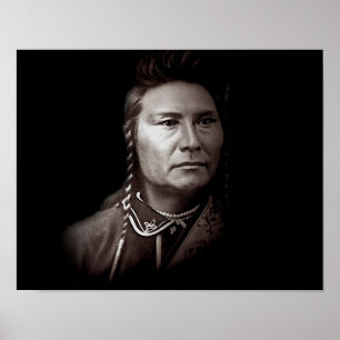 Chief Joseph van de Nez Perce American indian Poster