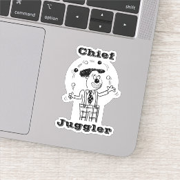 Chief Juggler Sticker