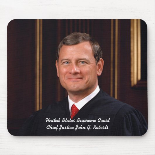 Chief Justice John G. Roberts Muismat (Voorkant)