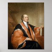 Chief Justice John Jay Portrait - Gilbert Stuart Poster (Voorkant)
