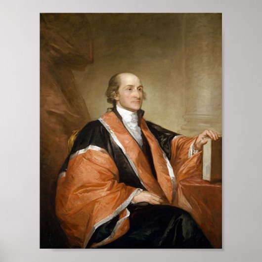 Chief Justice John Jay Portrait - Gilbert Stuart Poster (Voorkant)