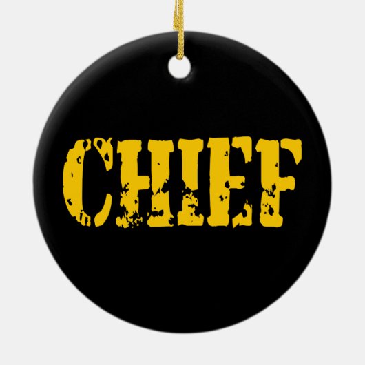 CHIEF KERAMISCH ORNAMENT (Achterkant)