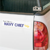 Chief Lovin' Life NAVY Bumpersticker (Op Truck)