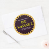 Chief Mansplainer Sticker Badge (Envelop)