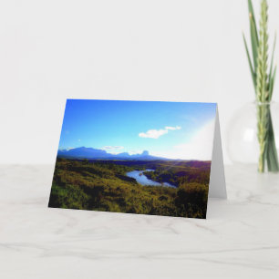 Chief Mountain, Glacier National Park Card Kaart
