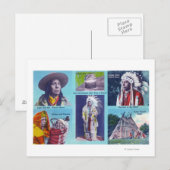 Chief Multnomah, Capt. Som-Kin Briefkaart (Voorkant / Achterkant)