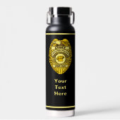 Chief Of Kitchen Police Badge Waterfles (Voorkant)