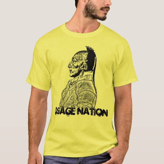 Chief of the Little Osages - Osage Nation T-shirt (Voorkant)