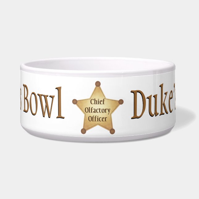 Chief Olfactory Officer Voerbakje (Voorkant)