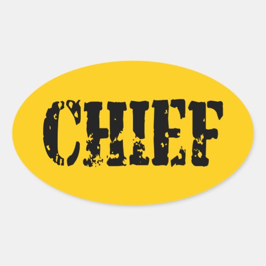 CHIEF OVALE STICKER (Voorkant)