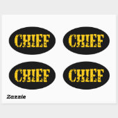 CHIEF OVALE STICKER (Vel)