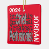 Chief Perfusionist Extraordinaire CUSTOM Keramisch Ornament (Links)