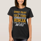 Chief Pilot T-shirt (Voorkant)