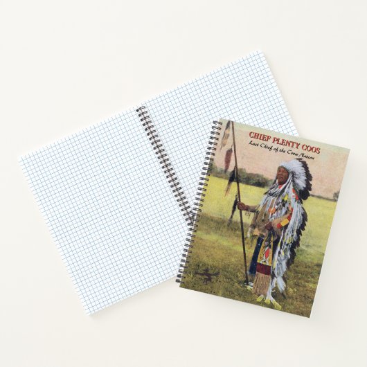 Chief Plenty Coos Notebook Notitieboek (Binnen)