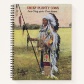 Chief Plenty Coos Notebook Notitieboek (Voorkant)