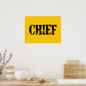 CHIEF POSTER (Keuken)