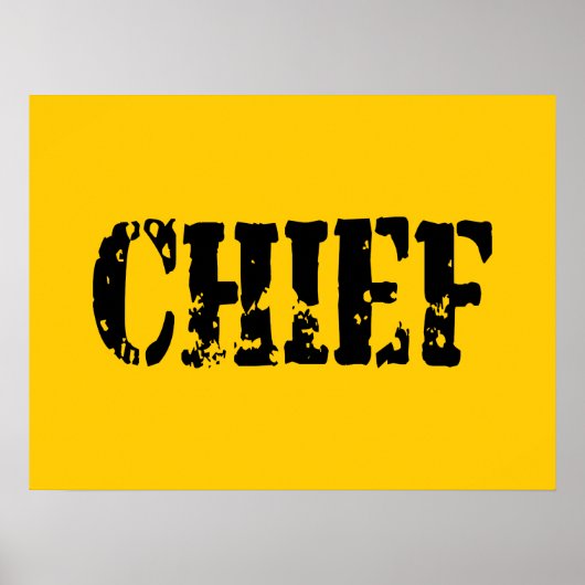 CHIEF POSTER (Voorkant)