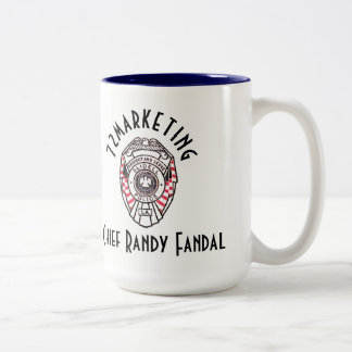Chief Randy Fandal 72marketing twee toonkoffie CUP Tweekleurige Koffiemok