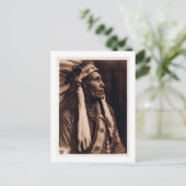 Chief Raven Blanket - Nez Perce -  Briefkaart (Staand voorkant)