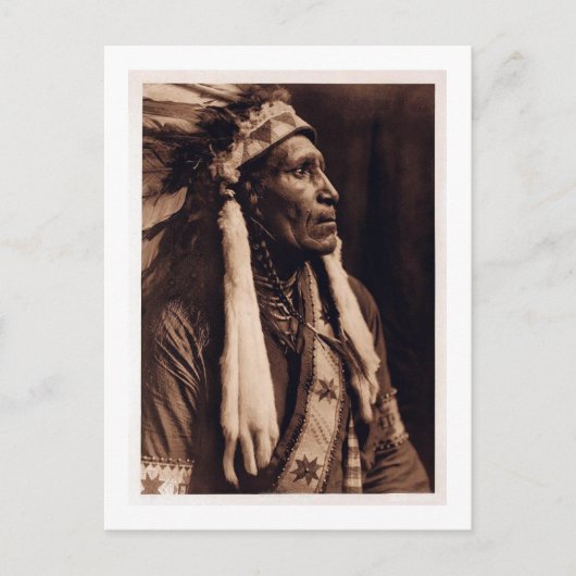 Chief Raven Blanket - Nez Perce -  Briefkaart (Voorkant)