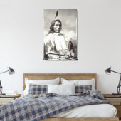 Chief Red Cloud (1822-1909) 1880 (foto) Canvas Afdruk (Insitu (Slaapkamer))