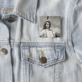 Chief Red Cloud (1822-1909) 1880 (foto) Vierkante Button 5,1 Cm (In situ)