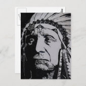 Chief Red Cloud Briefkaart (Voorkant / Achterkant)