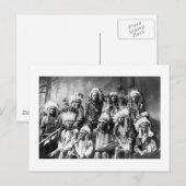 Chief Red Cloud & Other Chiefs, 1899 Briefkaart (Voorkant / Achterkant)